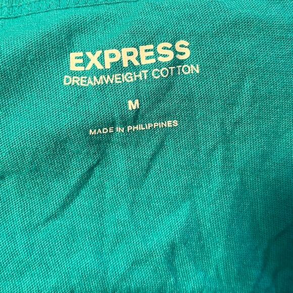 Express Women's M Cami Blue Ruffle‎ Layered Pullover Summer Casual Cotton Blend - Picture 4 of 5